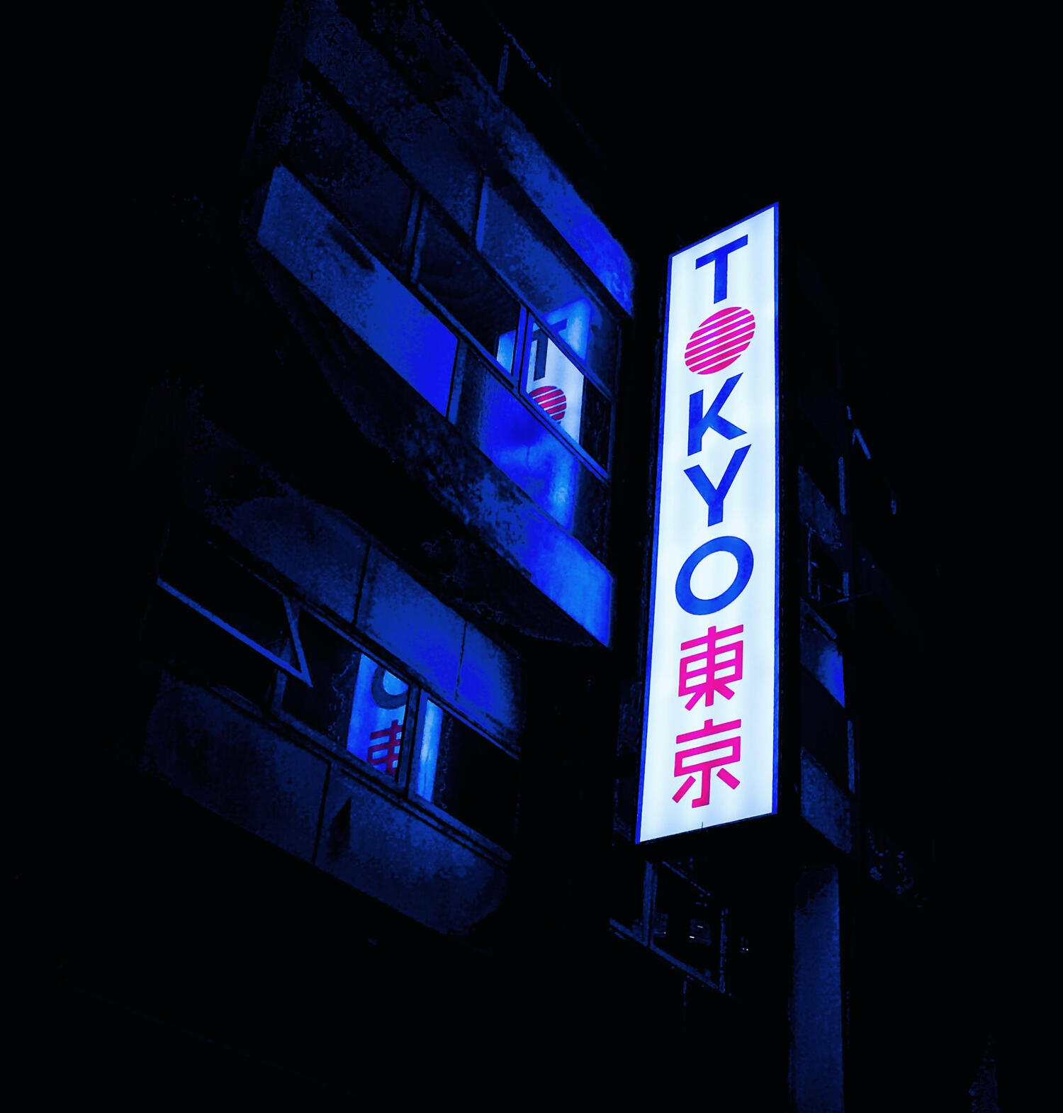 Neon Sign saying "Tokyo", from International Media Buying: Tokyo